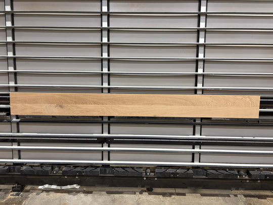 Houtmerk - Massief eiken wandplank met LED spots 255cm - SALE