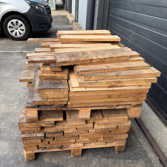 Houtmerk - Losse panelen massief eiken resthout 50cm - SALE Werkbladen houtmerk