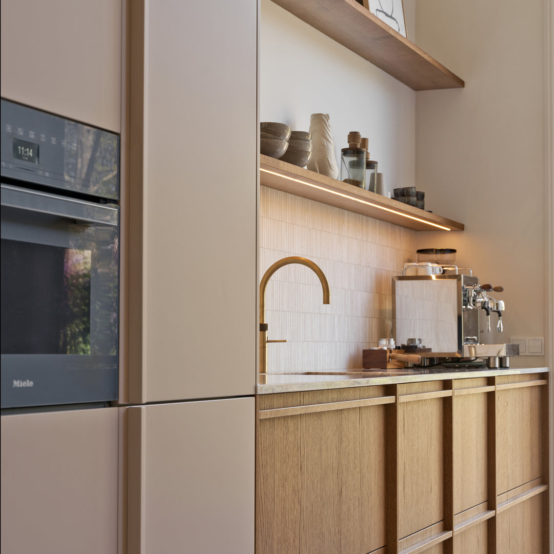 Houtmerk Ratio® - Vakkenkast Spatio Pix - Verticaal open vak massief hout Kasten Houtmerk