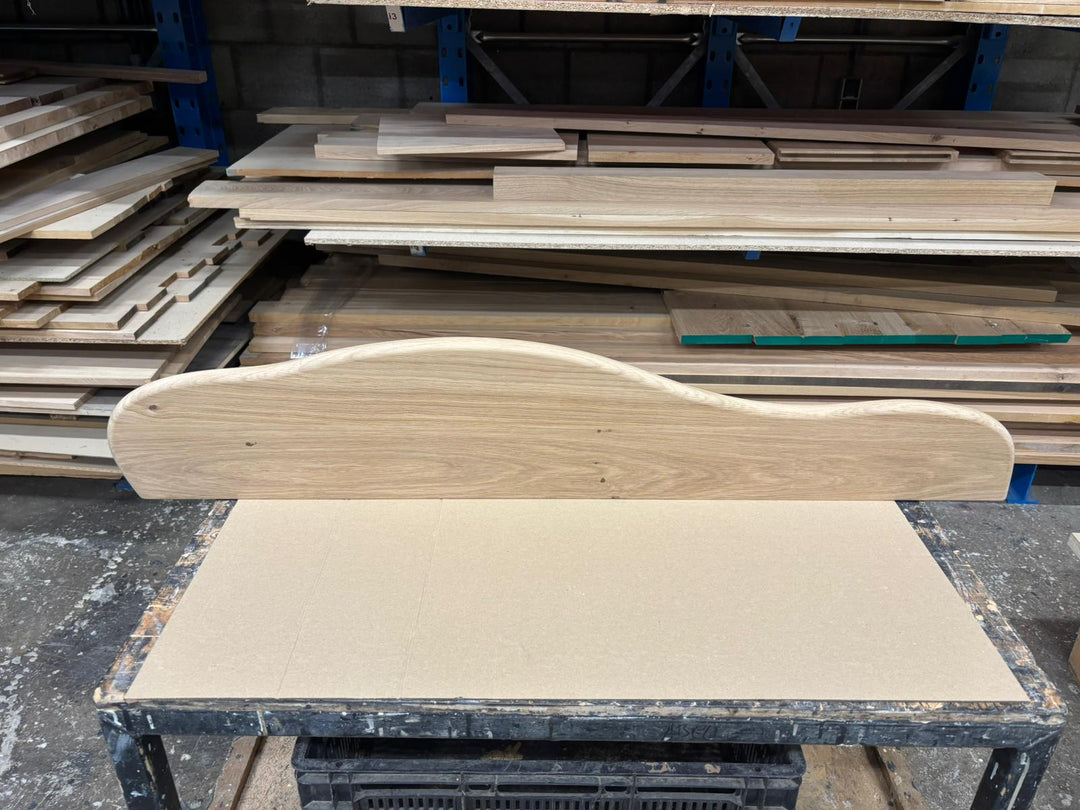 Houtmerk - Cascade C - Houten wandplank blinde bevestiging 125cm - SALE