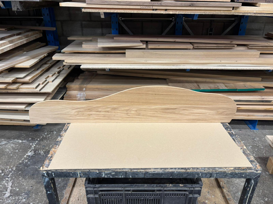 Houtmerk - Cascade C - Houten wandplank blinde bevestiging 125cm - SALE
