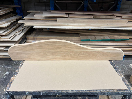 Houtmerk - Cascade C - Houten wandplank blinde bevestiging 125cm - SALE