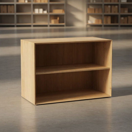 Houtmerk Ratio® - Vakkenkast Spatio - Horizontaal open vak massief eikenhout - SALE Houtmerk