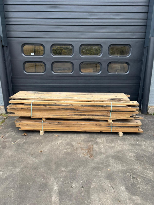 Houtmerk - Losse panelen wagondelen eiken resthout 245-270cm - SALE Werkbladen houtmerk
