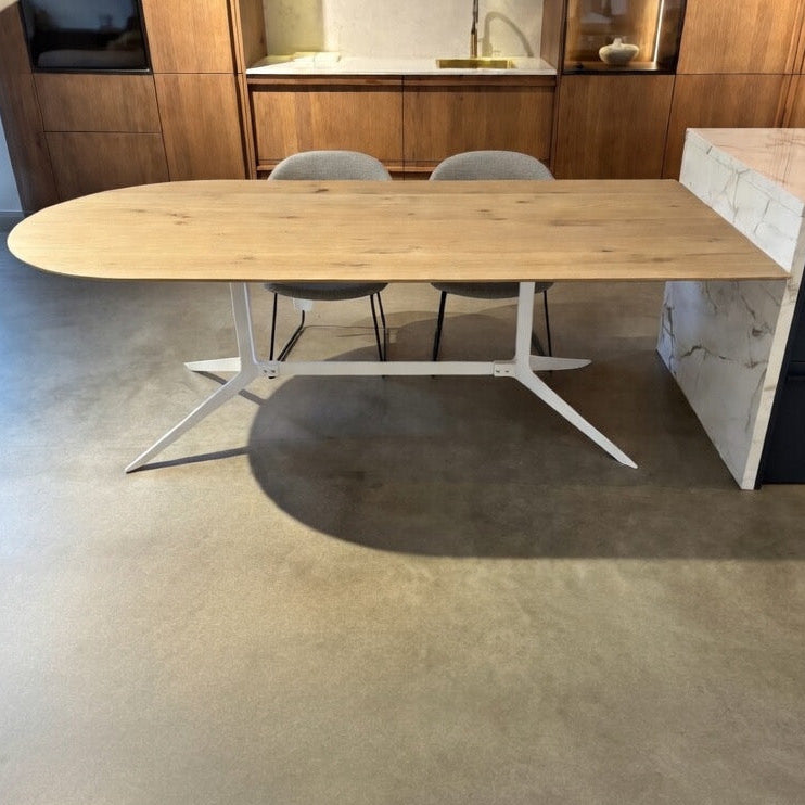 Houtmerk - Tafel Split Eiken - Rechthoek afgerond 230x105m - SALE Tafels Houtmerk