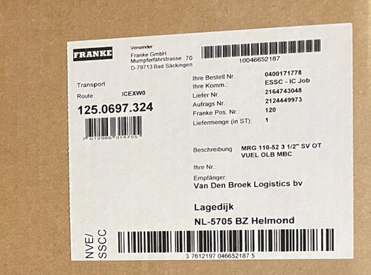 Franke Maris MRG 110-52 Coffee Cream Fragranite Spoelbak - Nieuw - SALE