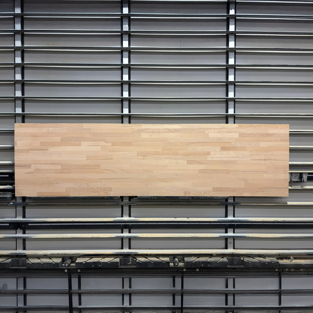 Houtmerk - Massief houten paneel beuken vingerlas - 230x65x25cm - SALE Werkbladen Houtmerk