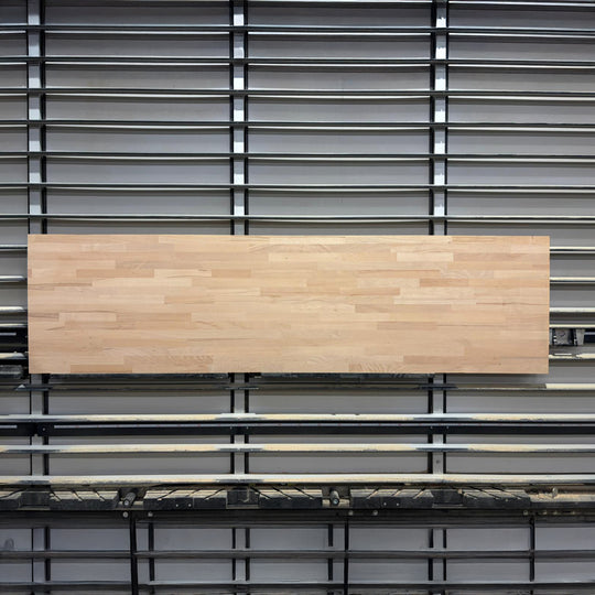 Houtmerk - Massief houten paneel beuken vingerlas - 230x65x25cm - SALE Werkbladen Houtmerk