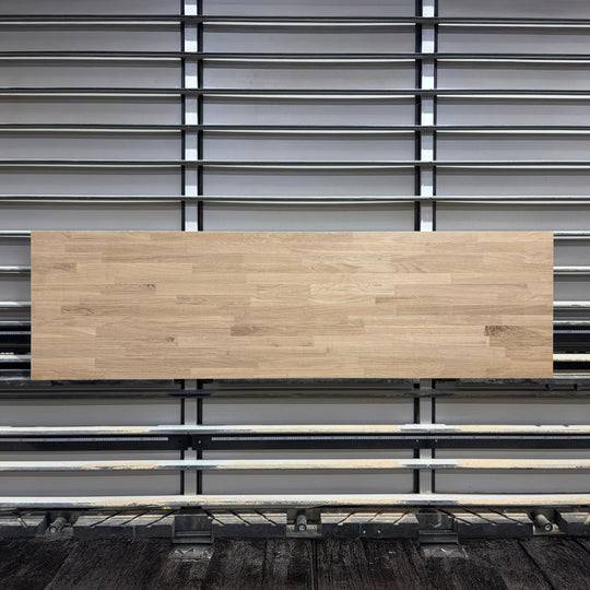 Houtmerk - Massief houten paneel eiken vingerlas - 210x60x4cm - SALE Werkbladen Houtmerk