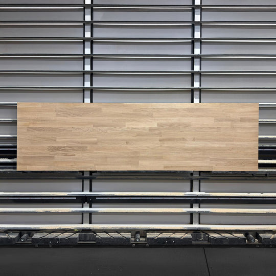 Houtmerk - Massief houten paneel eiken vingerlas - 210x60x4cm - SALE Werkbladen Houtmerk