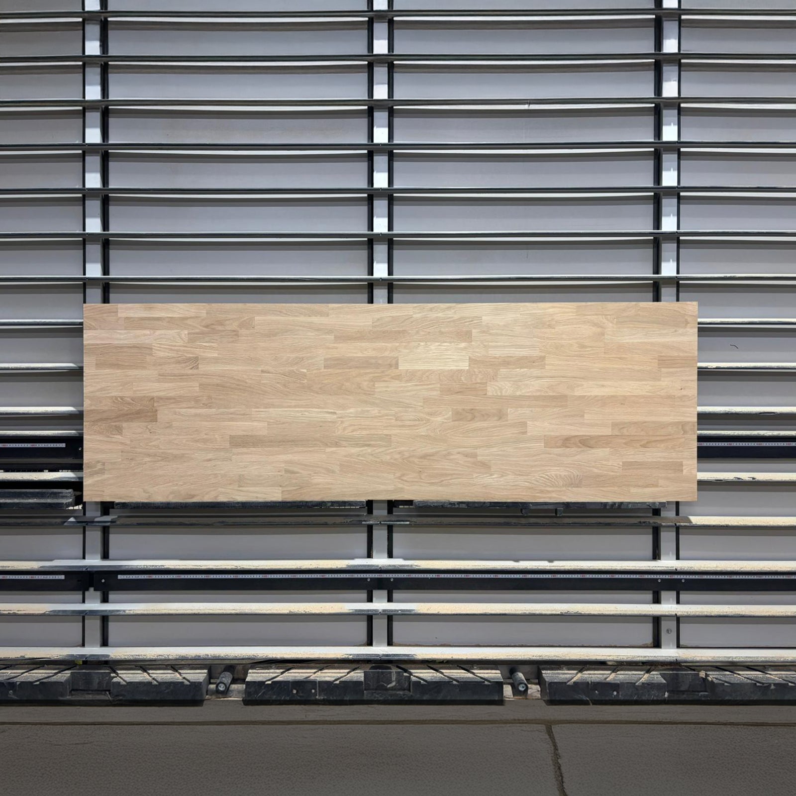 Houtmerk - Massief houten paneel eiken vingerlas - 205x65x3cm - SALE Werkbladen Houtmerk
