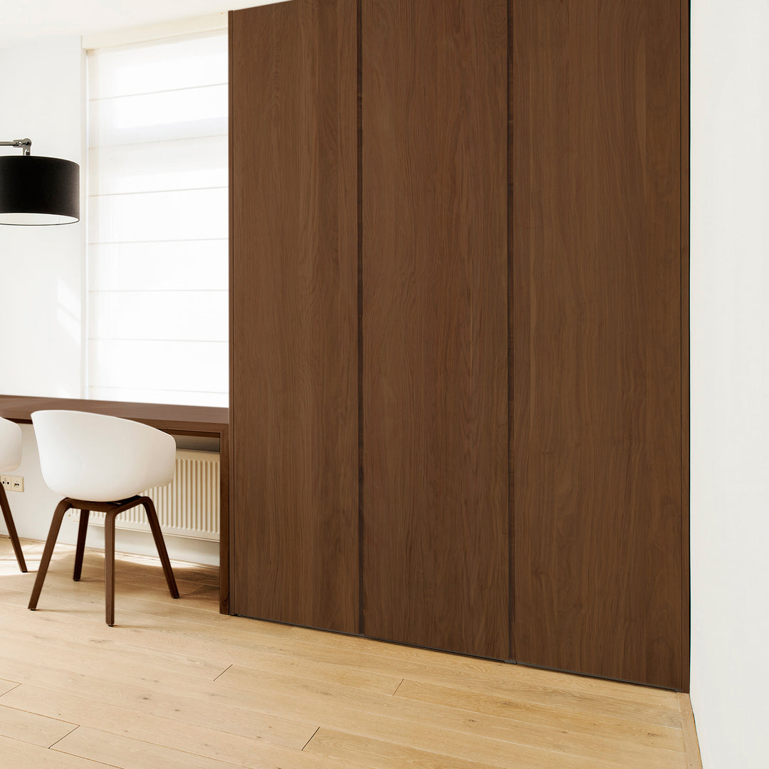 Scala - Kastfront BERLAGE - Noten Fineer matte lak Keukenfronten Houtmerk