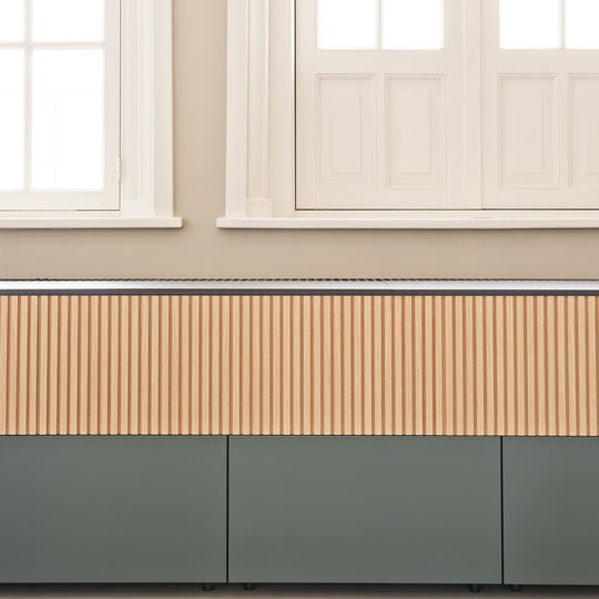 Houtmerk Domus® - Kamerhoge inbouwkast - Arpa Fenix met hout Kasten Houtmerk