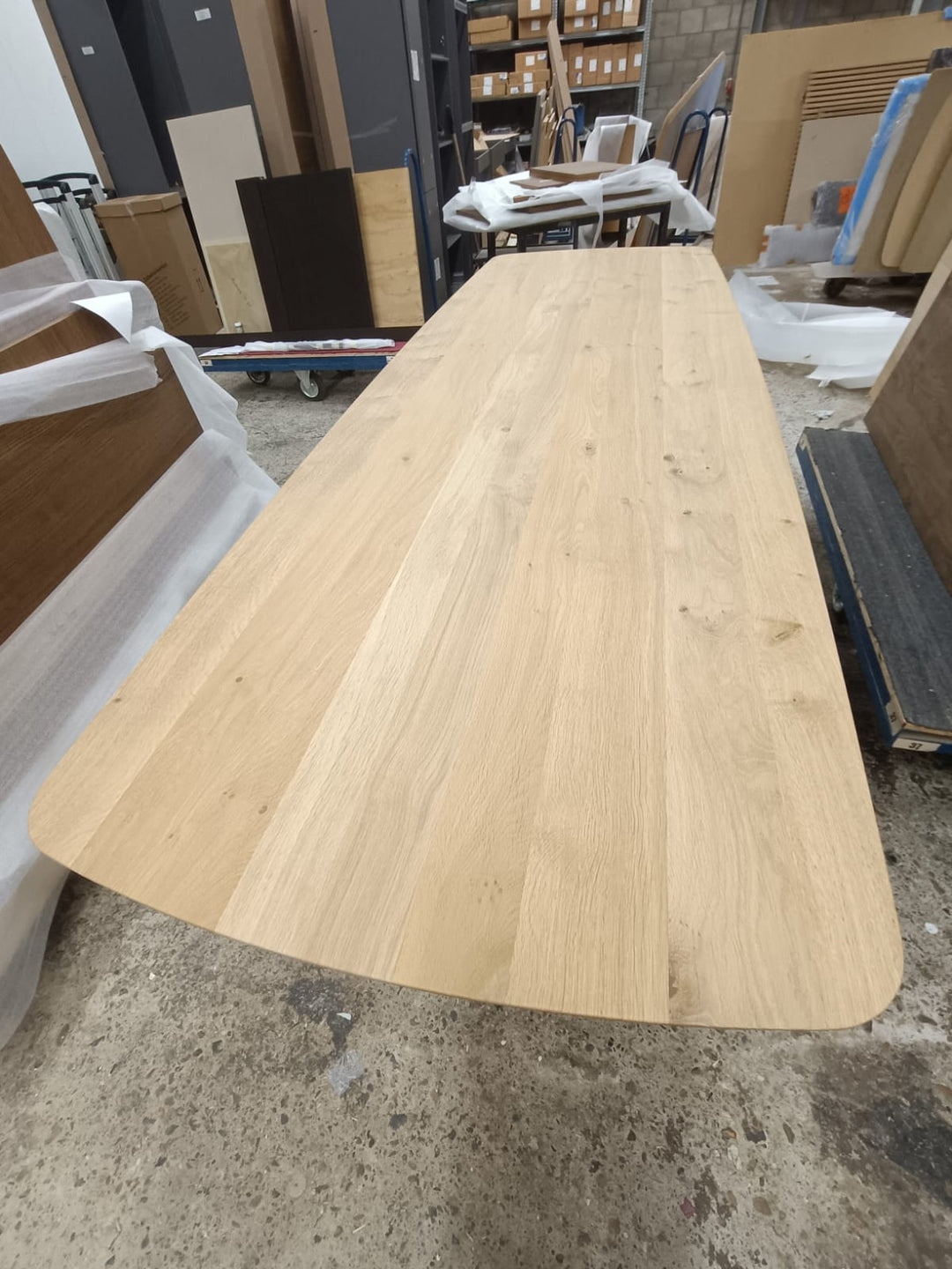 Houtmerk - Tafel Split Eiken - Rechthoek afgerond 230x105m - SALE Tafels Houtmerk