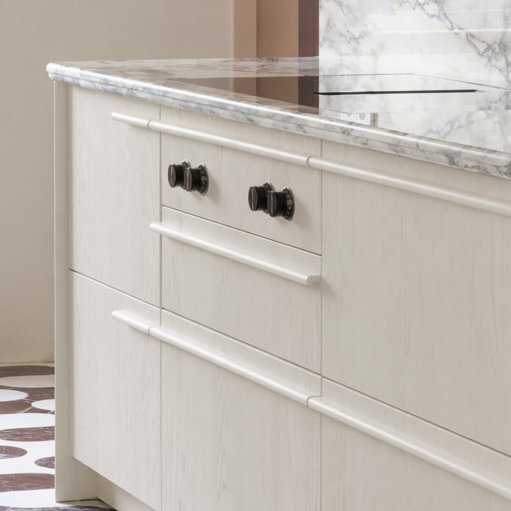 Ratio - Keukenfront KRAMER - Fineer Kleurlak Keukenfronten Houtmerk