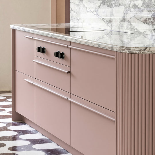 Ratio - Keukenfront KURVER - Farrow&Ball Mengkleuren Keukenfronten Houtmerk