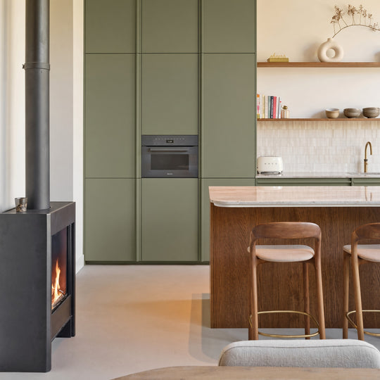 Ratio - Keukenfront KURVER - Farrow&Ball Mengkleuren Keukenfronten Houtmerk