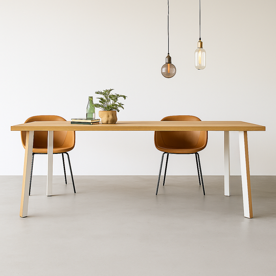 Houtmerk - Tafel Sigma Eiken - Rechthoek Tafels Houtmerk