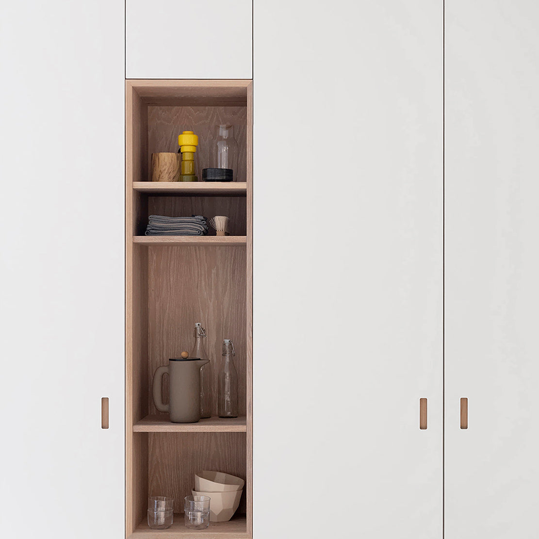 Houtmerk Ratio® - Vakkenkast Spatio - Open vak massief notenhout - SALE Houtmerk