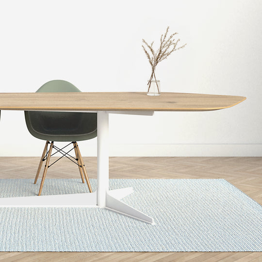 Houtmerk - Tafel Loom Eiken - Bladvorm Basalt Tafels Houtmerk