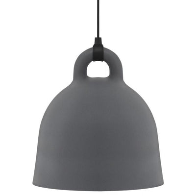 Hanglamp Norman Bell Lamp Grijs Large - SALE Lampen Houtmerk   