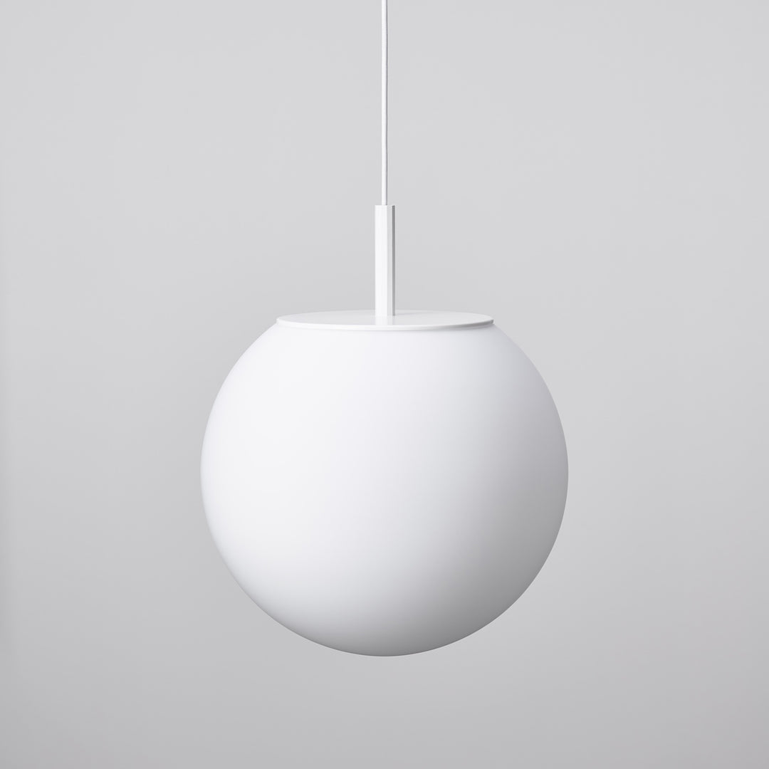 Brokis - Sfera lamp - Hanglamp Lampen Brokis Sfera 25x33cm (ØxH) Witte poedercoating 