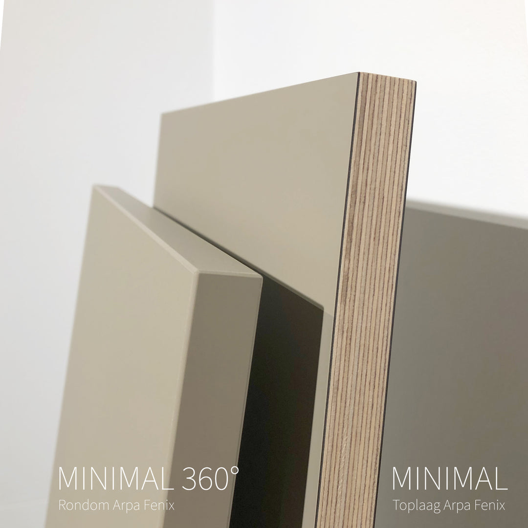 Ratio - Keukenfront MINIMAL 360° - Arpa Fenix Bianco Kos 0032 Keukenfronten Houtmerk   