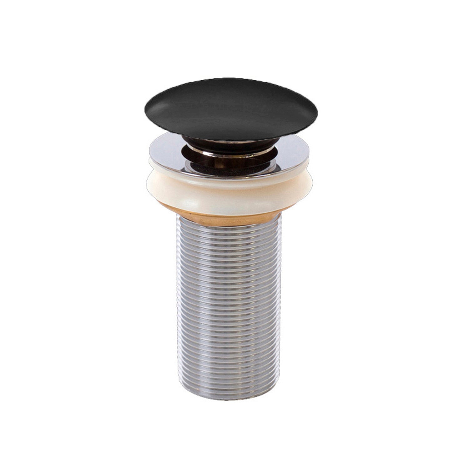 Afvoerplug Zwart - Click waste Verlengde plug | Houtmerk