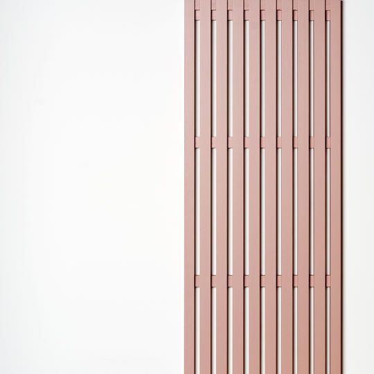 Houtmerk - Farrow&Ball Kleuren Roomdivider Stiletto - Met schuifrails nismontage van 235cm tot 265cm hoog Roomdividers Houtmerk   
