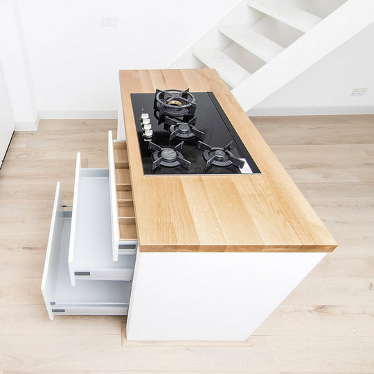 Houtmerk – Houten Werkblad voor keuken – maatwerk massief hout Keukens Houtmerk   