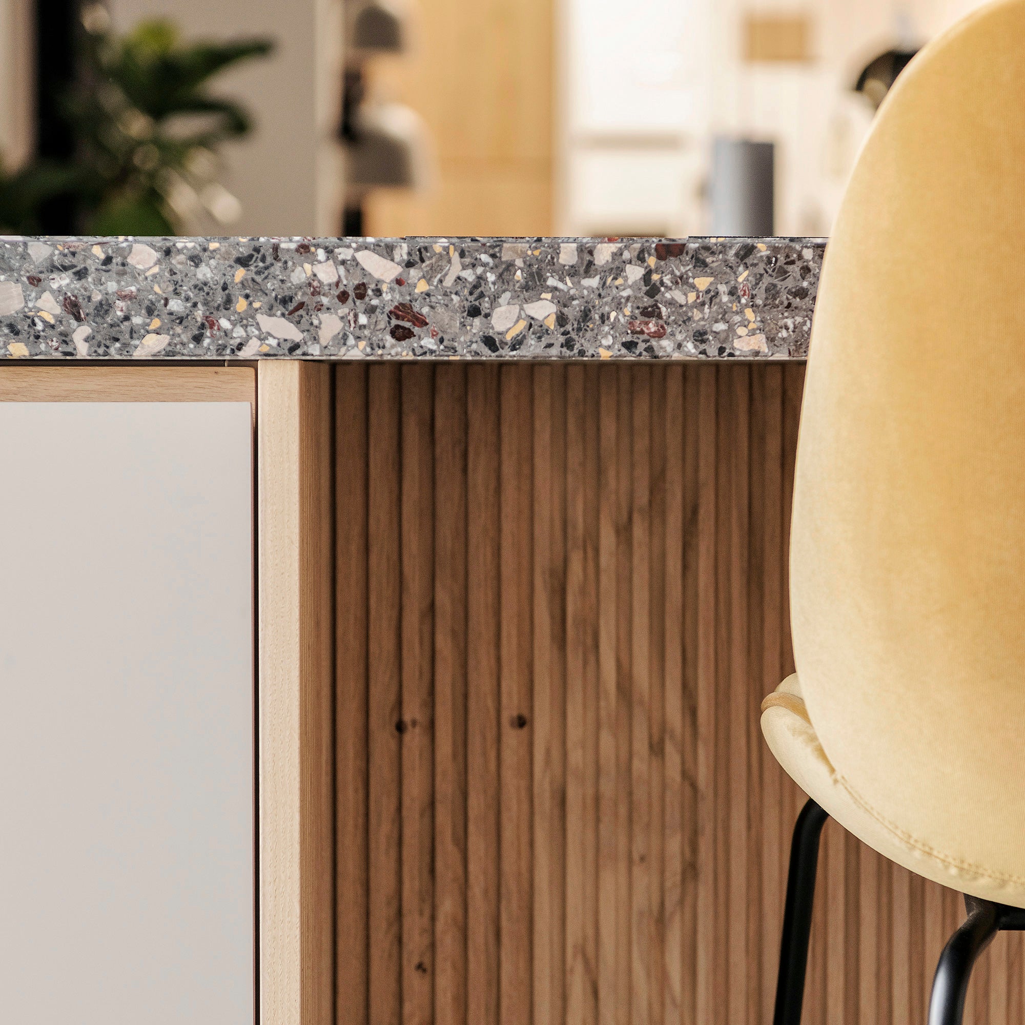 Houtmerk – Meubelpaneel MILLER met relief in matte lak – SALE Wastafels Houtmerk