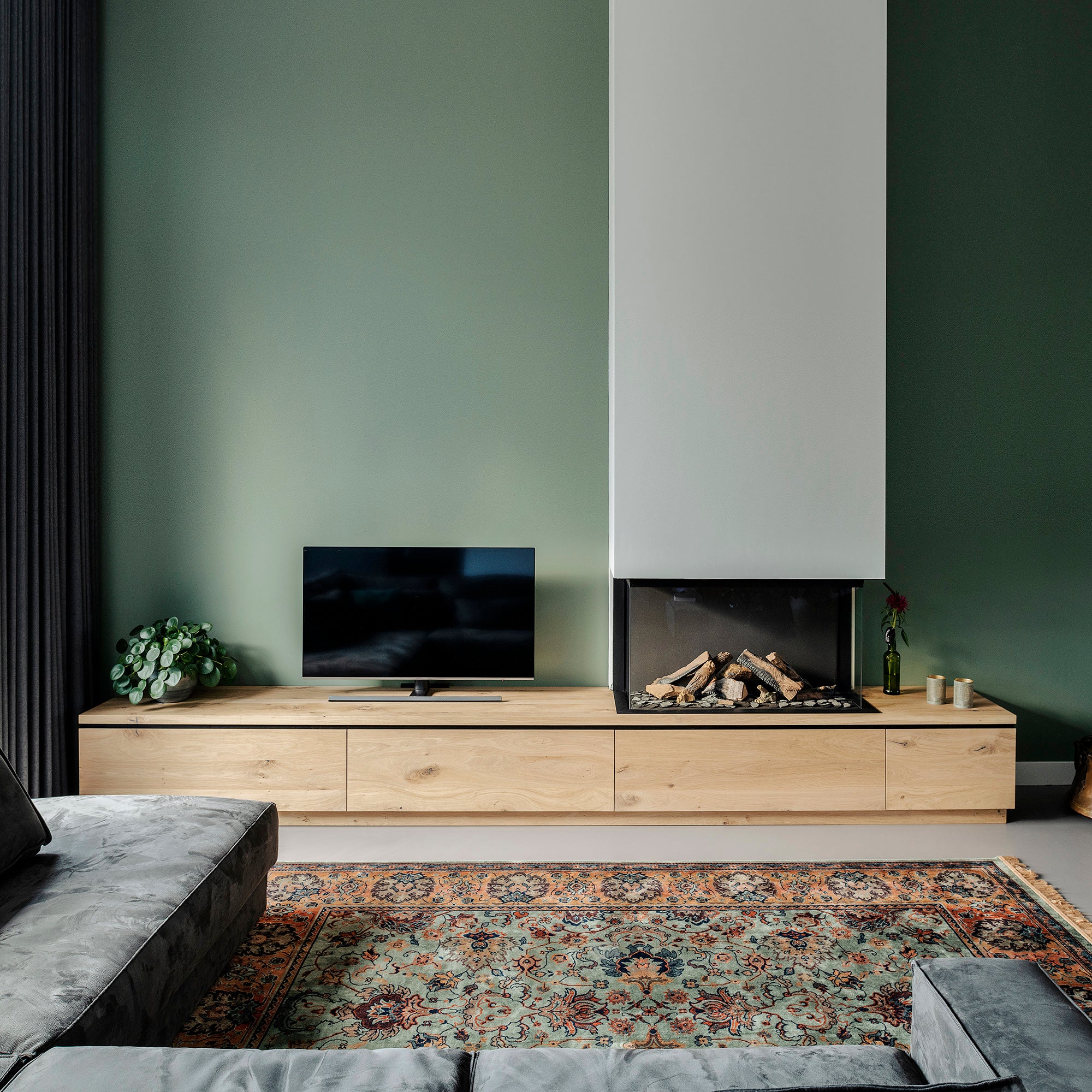 Houtmerk Domus® - Haardmeubel - Massief hout maatwerk Kasten Houtmerk   