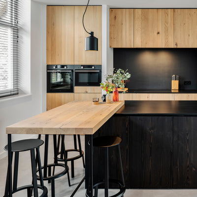 Houtmerk – Houten Bar-blad voor keuken – Maatwerk massief hout Keukens Houtmerk   