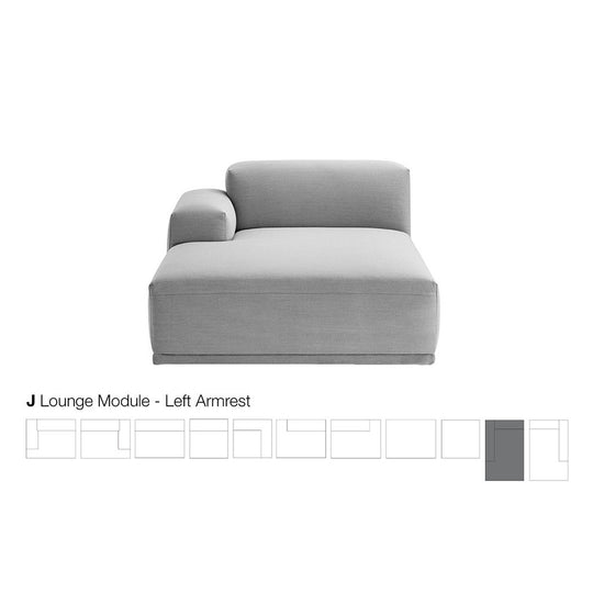 Muuto - Connect Sofa - Bank Module J - Lounge Links Banken Muuto   