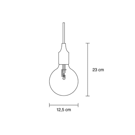 Muuto - E27 Pendant - hanglamp Lampen Muuto   