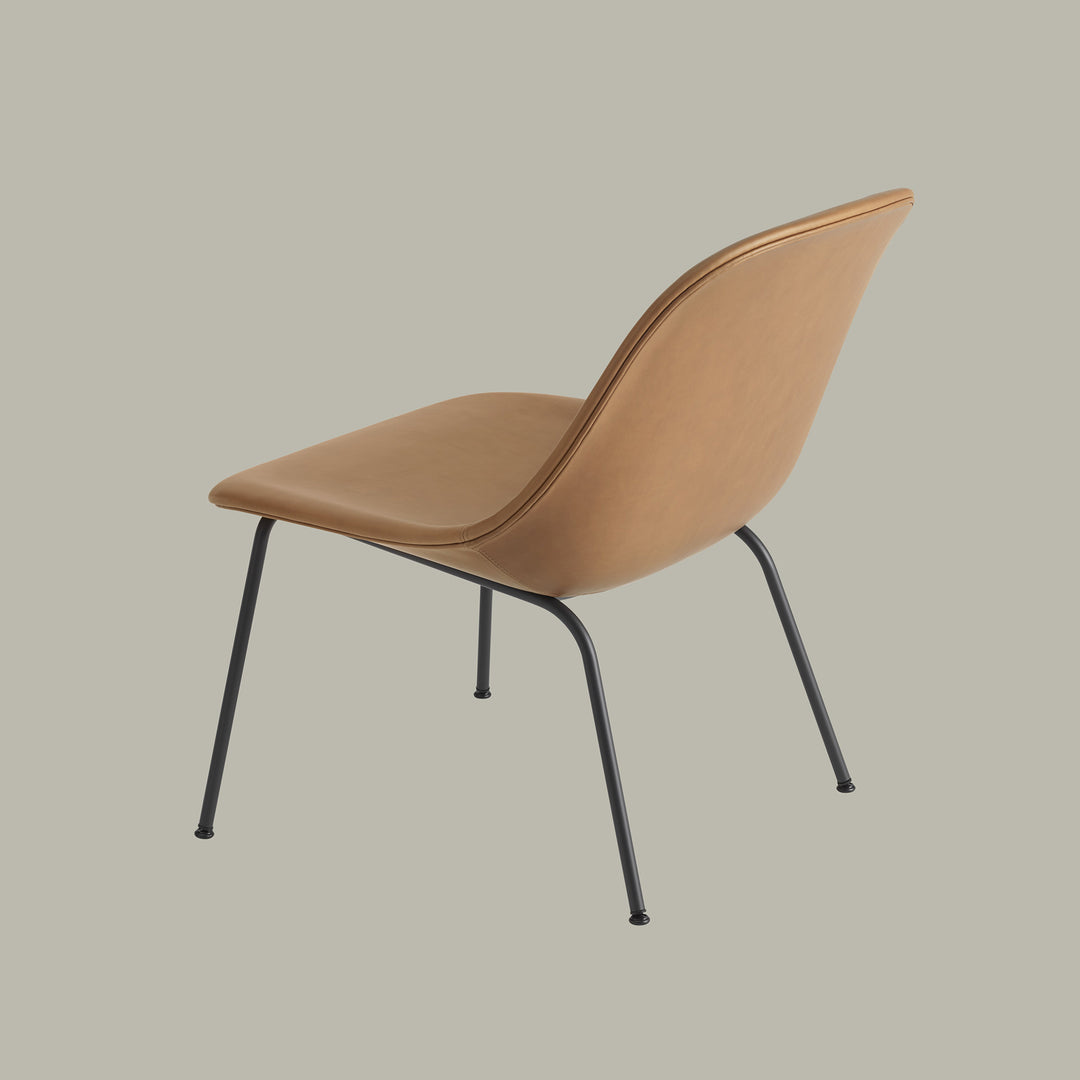 Muuto - Fiber Lounge Chair Wood Base - Stoel met Houten Onderstel Stoelen Muuto   